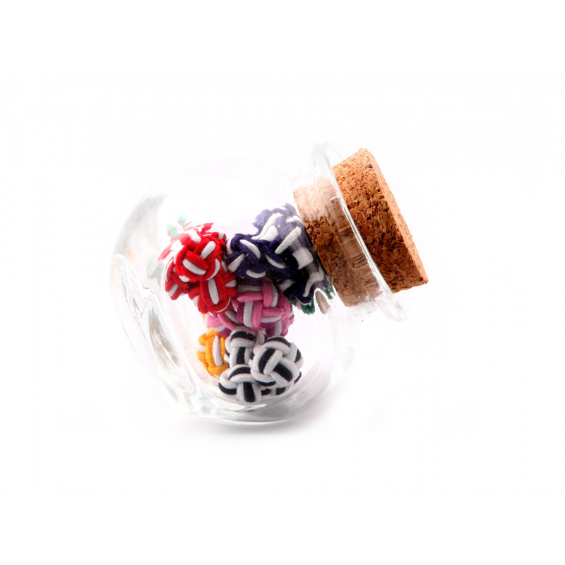 Seven Wonders of the World Silk Knot Jar