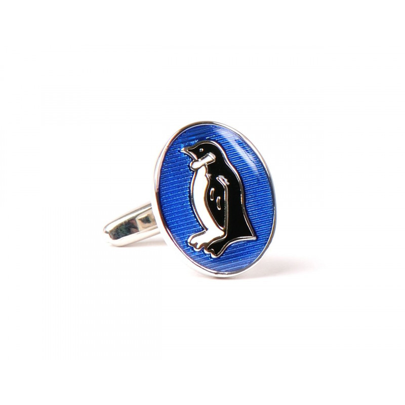 Penguin Cufflinks (Blue)