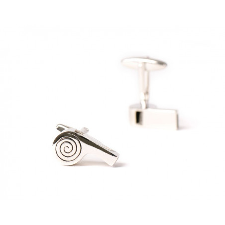 Referee's Whistle Cufflinks