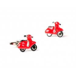 Red Vespa Cufflinks