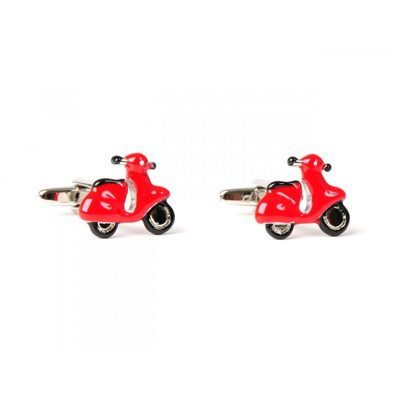 Red Vespa Cufflinks