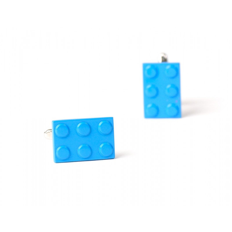 Light Blue Lego Cufflinks