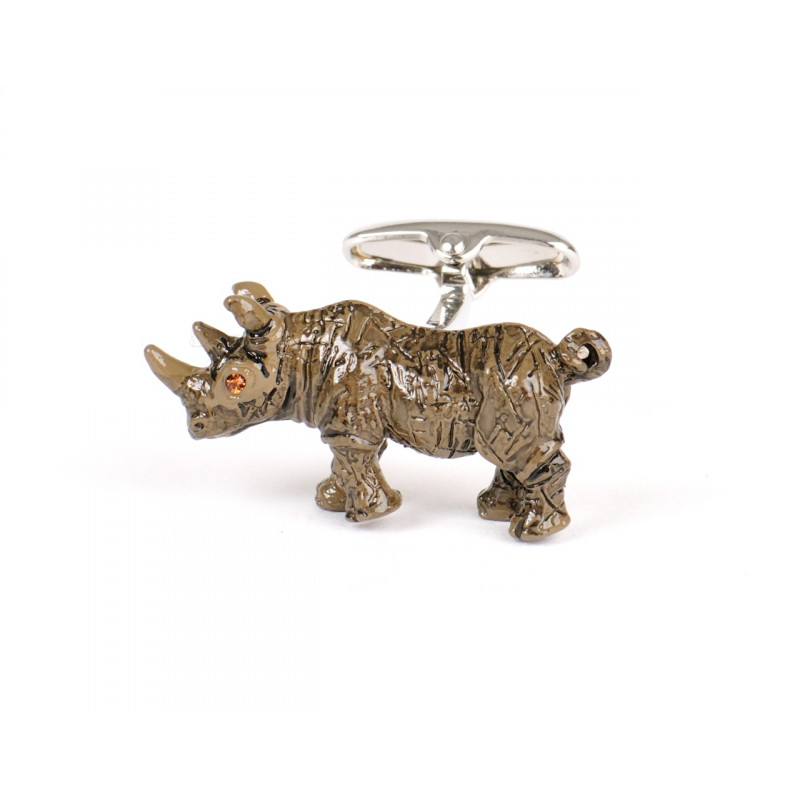 Boutons de manchette Rhinocéros