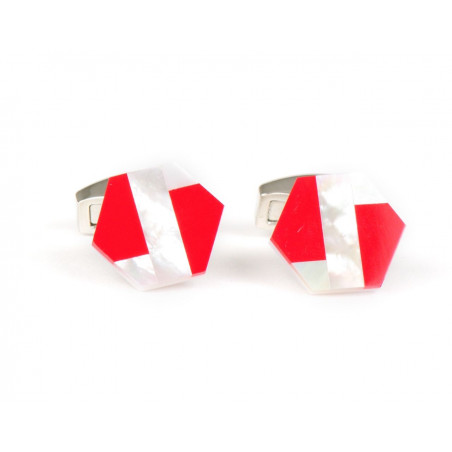 Sexy Cool Mother-of-Pearl Cufflinks