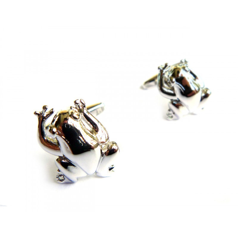 Boutons de manchette grenouille Froggy