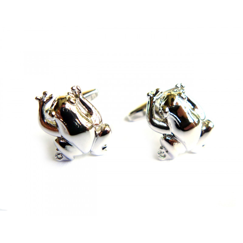 Boutons de manchette grenouille Froggy