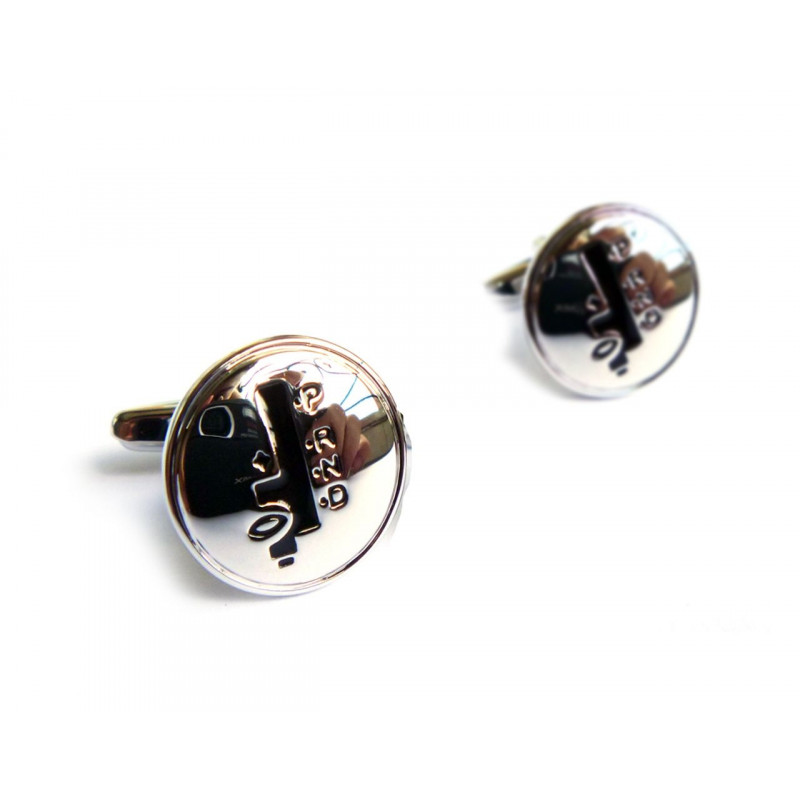 Boutons de manchette Levier de vitesse 2