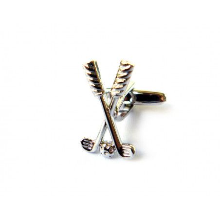 Crossed Golf Clubs Cufflinks