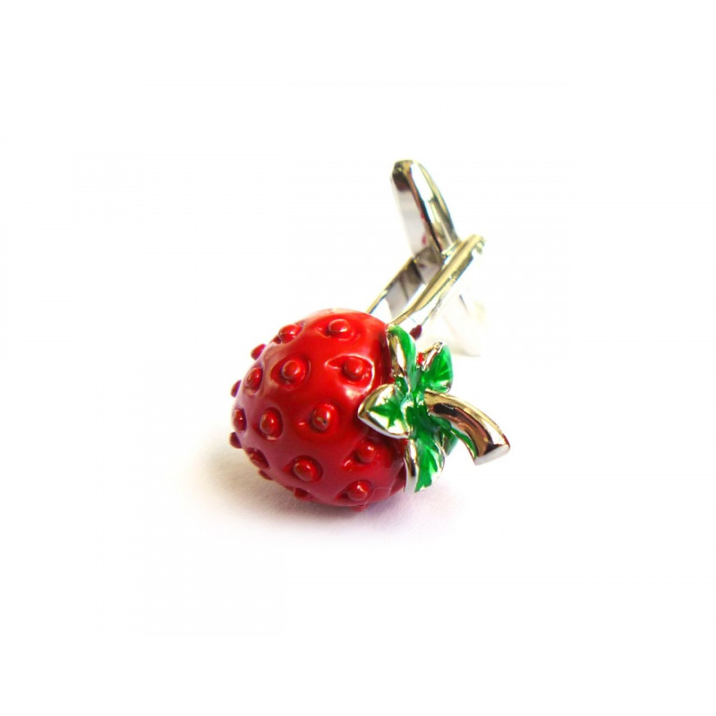 Boutons de manchette Fraise