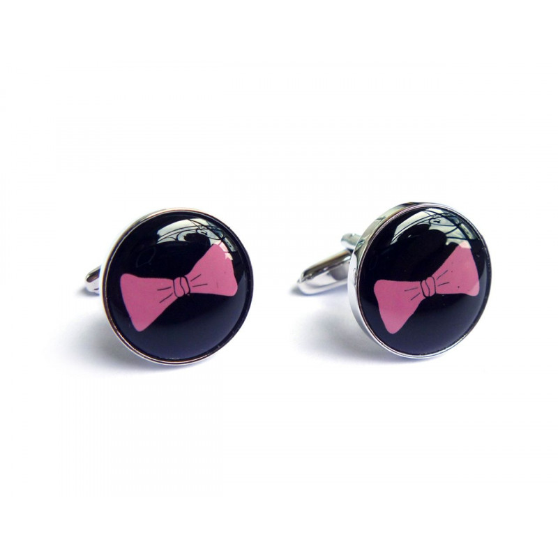 Pink Bow Tie Cufflinks