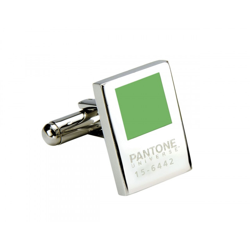Boutons de manchette Pantone vert Bud Green