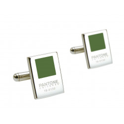 Cactus Green Pantone Cufflinks