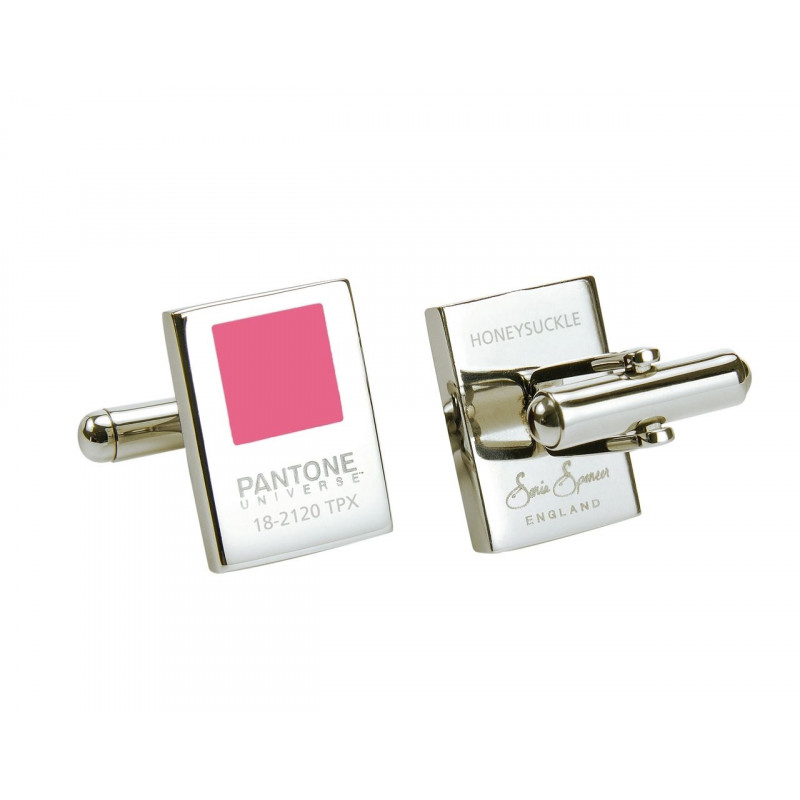 Boutons de manchette Pantone Honeysuckle Pink
