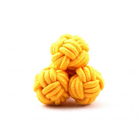 Rangoon Silk Knot Cufflinks