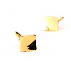 Heartbeats Gold Cufflinks