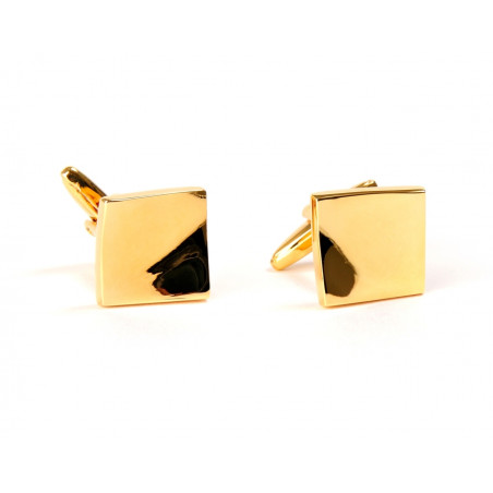 Heartbeats Gold Cufflinks