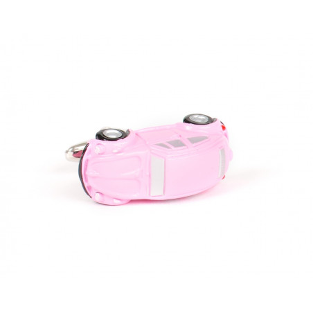 Pink Beetle Car Cufflinks