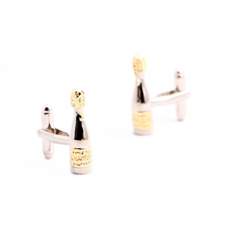 Champagne Bottle Cufflinks