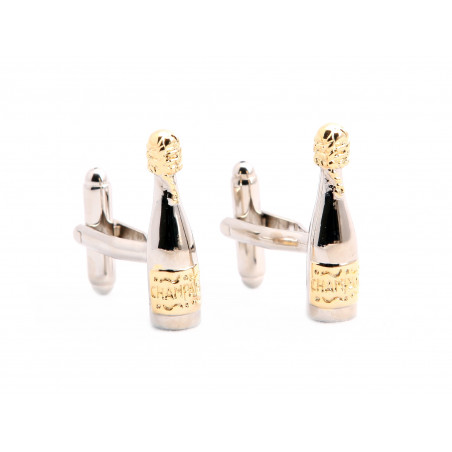 Champagne Bottle Cufflinks