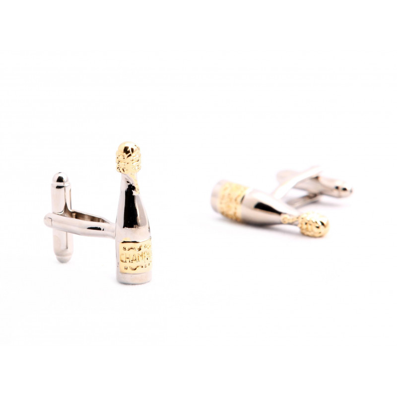 Champagne Bottle Cufflinks