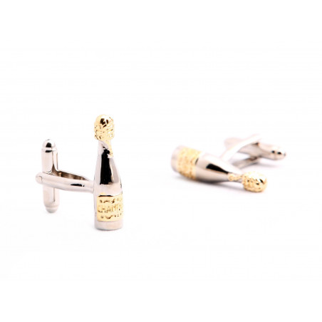 Champagne Bottle Cufflinks