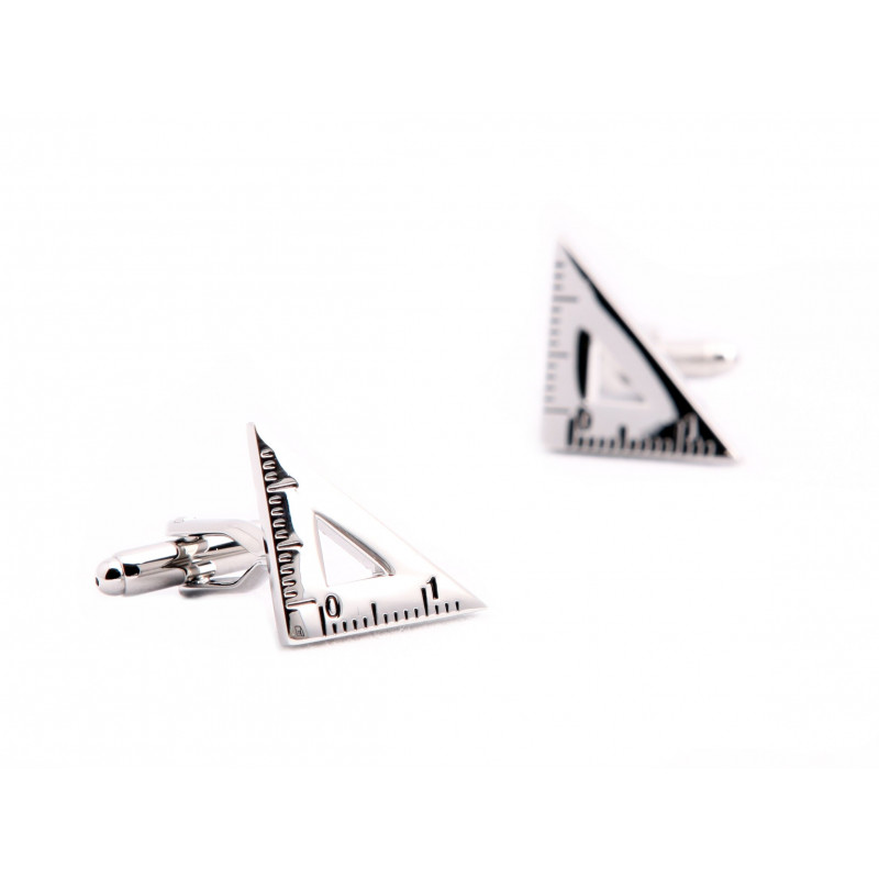 Pythagoras Set Square Cufflinks
