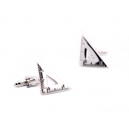 Pythagoras Set Square Cufflinks