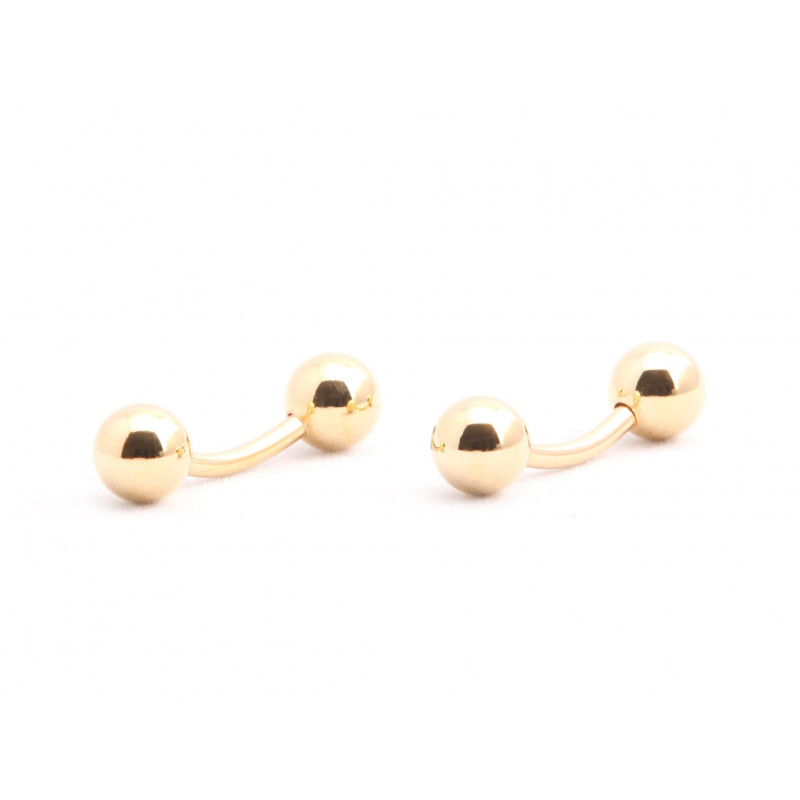 Gold Ball Cufflinks