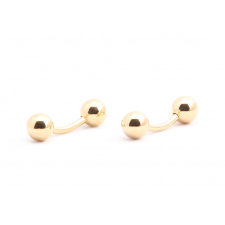 Gold Ball Cufflinks