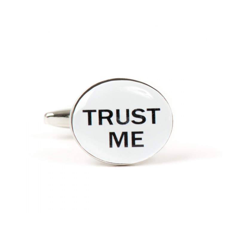 Boutons de manchette Trust Me, I'm a banker