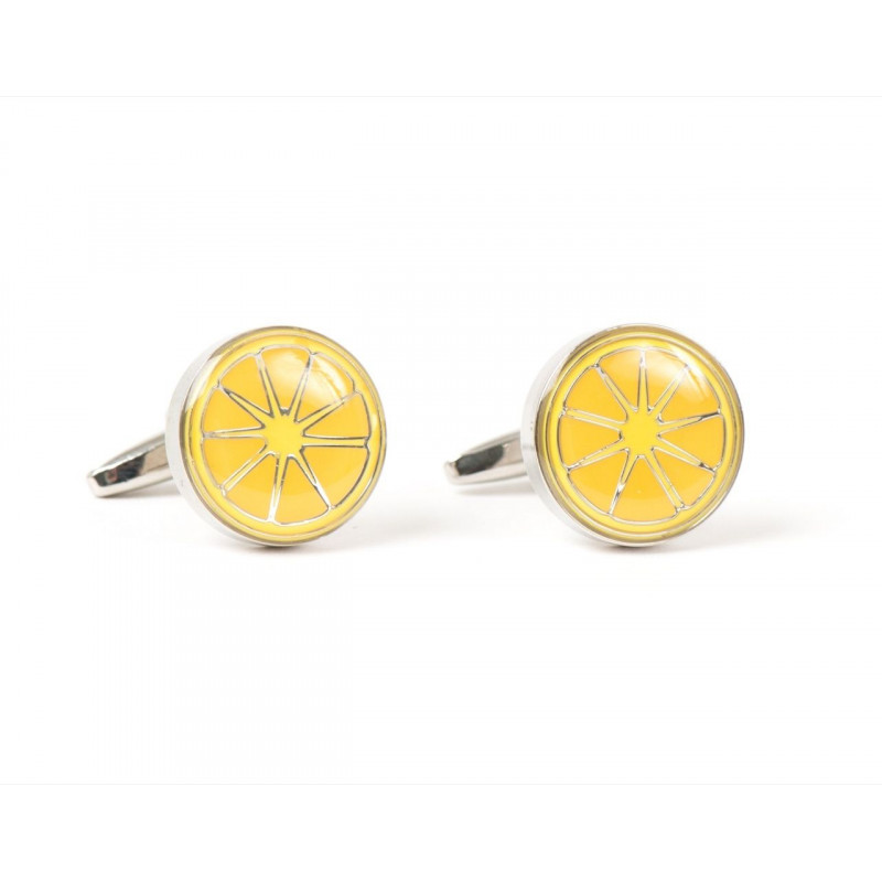 Boutons de manchette Oranges
