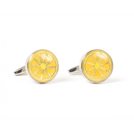 Orange Halves Cufflinks