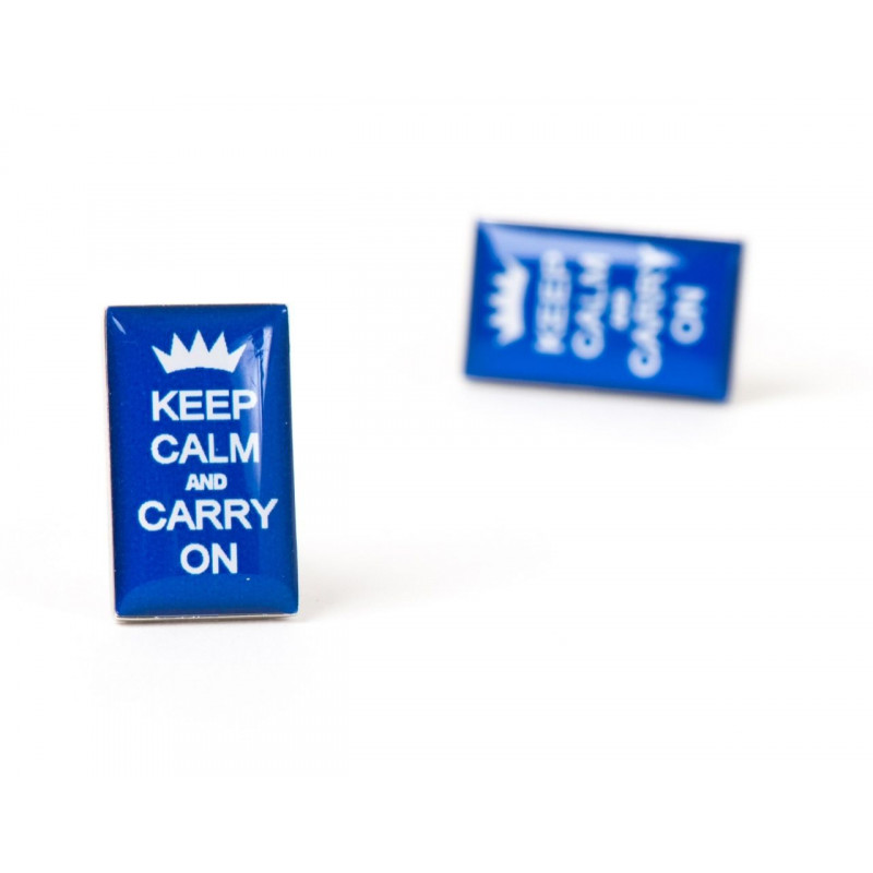 "Keep Calm and Carry On" Cufflinks