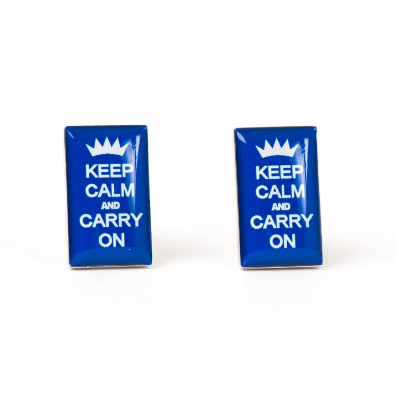 "Keep Calm and Carry On" Cufflinks