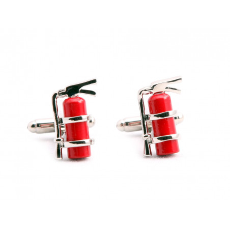 Fire Extinguisher Cufflinks