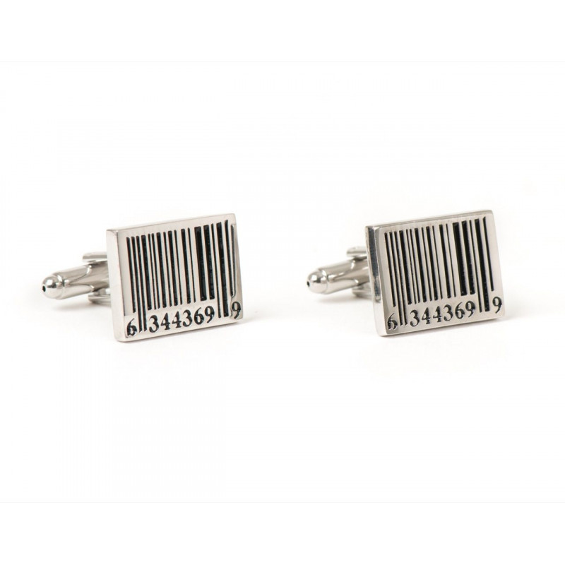 Boutons de manchette Code-barre