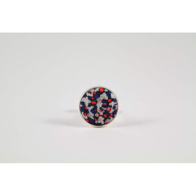 Boutons de manchette Liberty© Pepper bleu et rouge