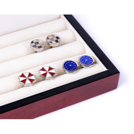 Mahogany Cufflink Box