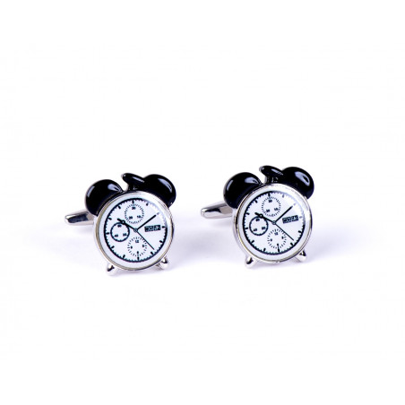 "Wake Up" Alarm Clock Cufflinks II