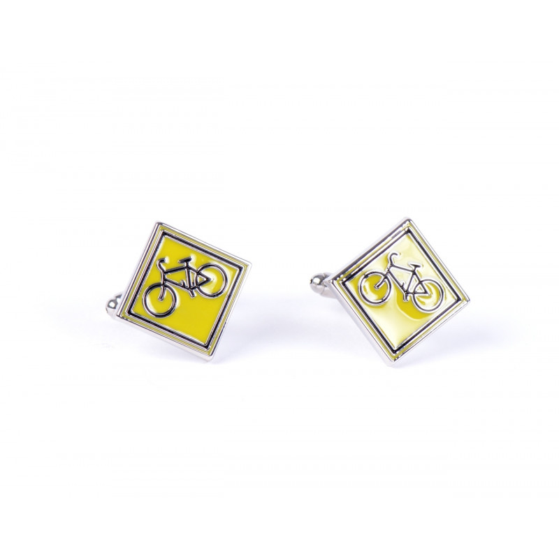 Boutons de manchette Piste cyclable