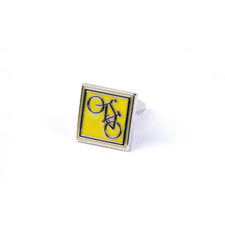Bike Path Sign Cufflinks