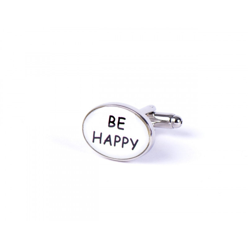 Boutons de manchette Don't Worry Be Happy