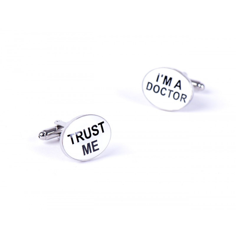 Boutons de manchette Trust Me, I'm a doctor