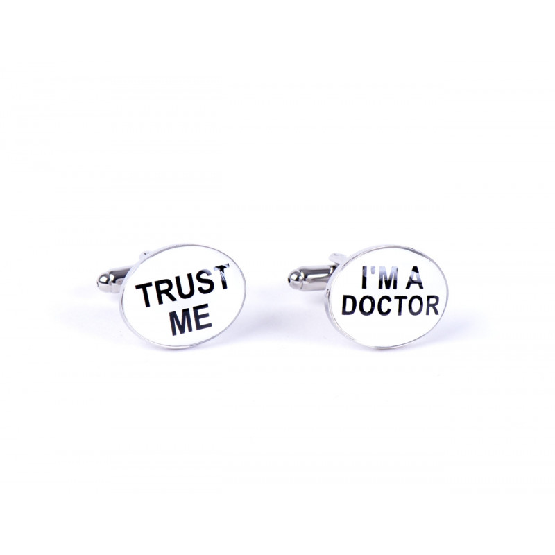 Boutons de manchette Trust Me, I'm a doctor