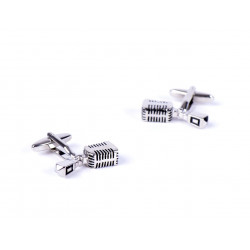 Crooner Microphone Cufflinks