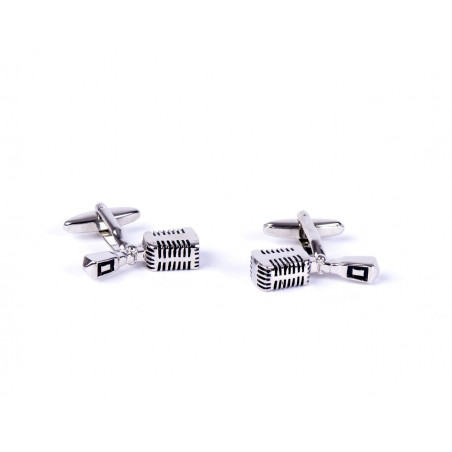 Crooner Microphone Cufflinks