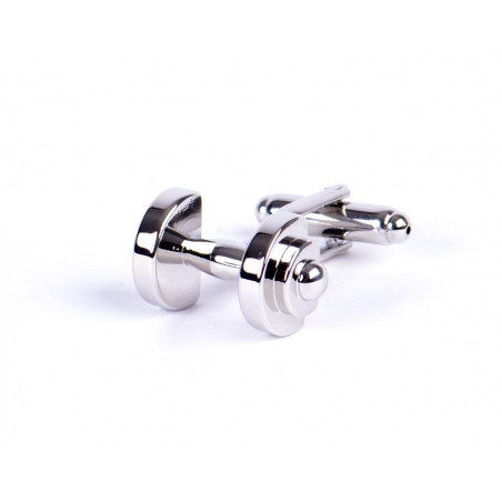 Dumbbell Fitness Cufflinks