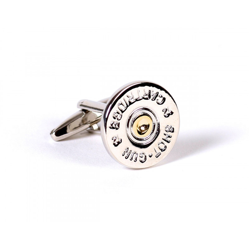 Boutons de manchette Shotgun (culot de cartouche)