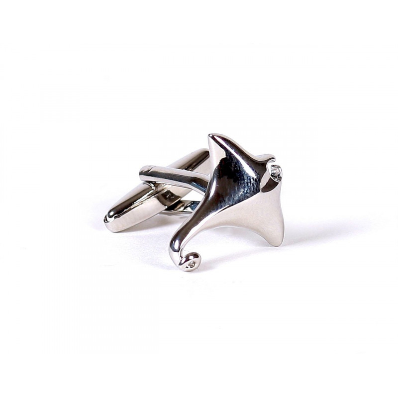 Boutons de manchette Raie manta