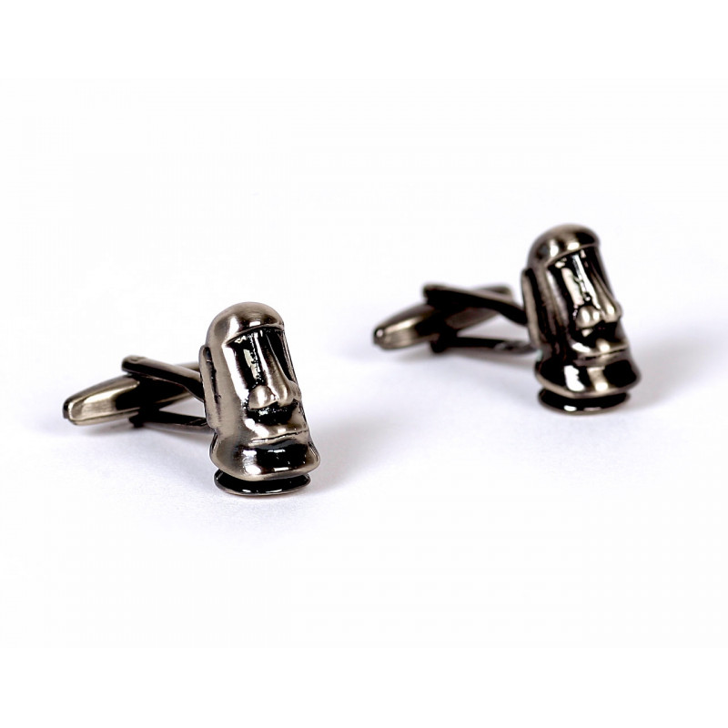Boutons de manchette Moaï